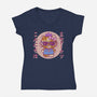 Hello Princess-Womens-V-Neck-Tee-kg07