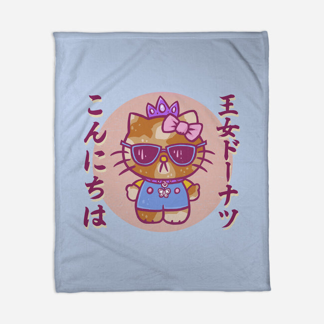 Hello Princess-None-Fleece-Blanket-kg07