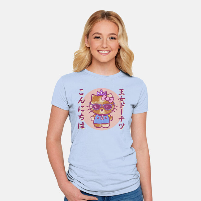 Hello Princess-Womens-Fitted-Tee-kg07
