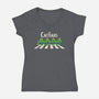 The Cactuars-Womens-V-Neck-Tee-2DFeer