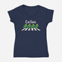 The Cactuars-Womens-V-Neck-Tee-2DFeer