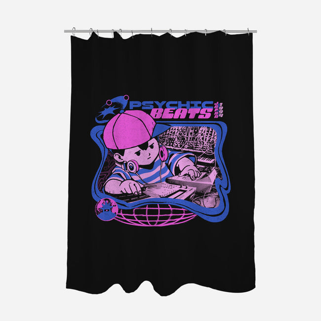 Psychic Beats-None-Polyester-Shower Curtain-ilustrata