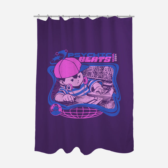Psychic Beats-None-Polyester-Shower Curtain-ilustrata