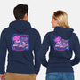 Psychic Beats-Unisex-Zip-Up-Sweatshirt-ilustrata