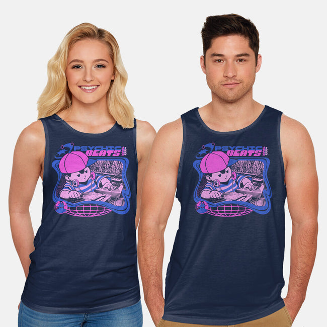 Psychic Beats-Unisex-Basic-Tank-ilustrata