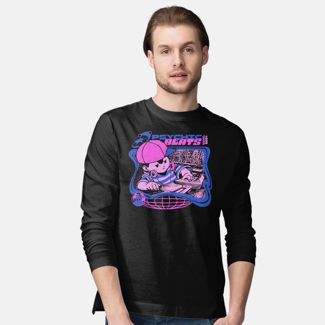 Psychic Beats-Mens-Long Sleeved-Tee-ilustrata