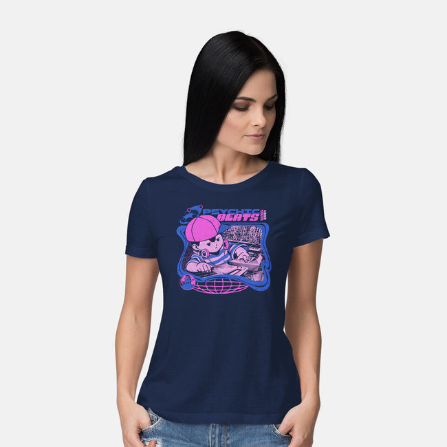 Psychic Beats-Womens-Basic-Tee-ilustrata