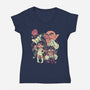 Oh Be-Wah-Ve-Womens-V-Neck-Tee-Henrique Torres