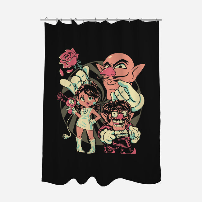 Oh Be-Wah-Ve-None-Polyester-Shower Curtain-Henrique Torres