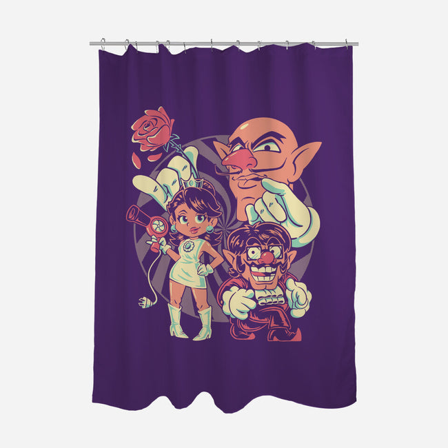 Oh Be-Wah-Ve-None-Polyester-Shower Curtain-Henrique Torres