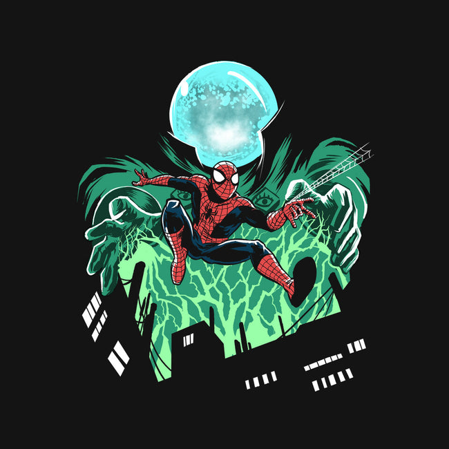 Mysterio Over The Spider-Baby-Basic-Onesie-zascanauta