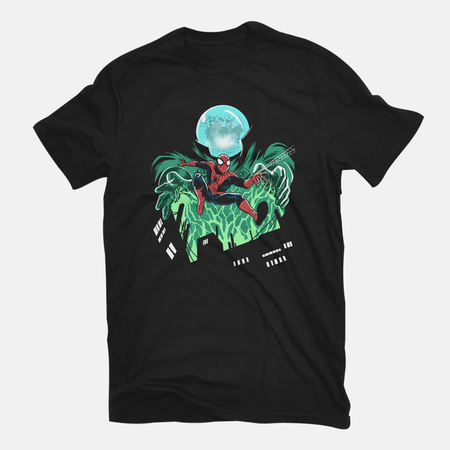 Mysterio Over The Spider-Mens-Heavyweight-Tee-zascanauta