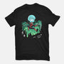 Mysterio Over The Spider-Mens-Basic-Tee-zascanauta