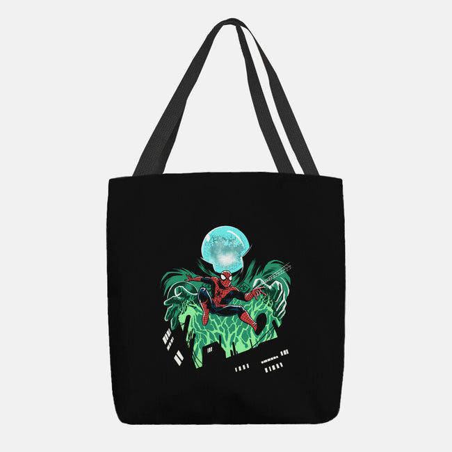 Mysterio Over The Spider-None-Basic Tote-Bag-zascanauta