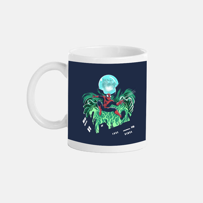 Mysterio Over The Spider-None-Mug-Drinkware-zascanauta