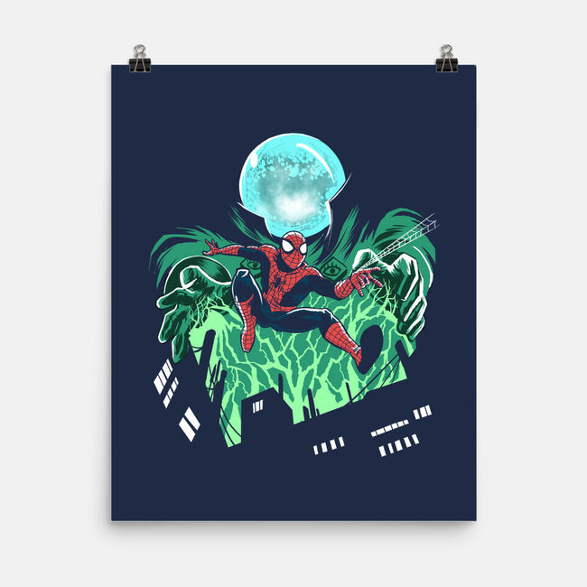 Mysterio Over The Spider-None-Matte-Poster-zascanauta