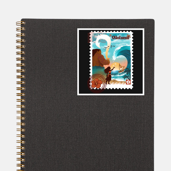 Motunui Stamp-None-Glossy-Sticker-dandingeroz