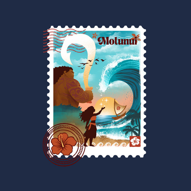 Motunui Stamp-None-Polyester-Shower Curtain-dandingeroz