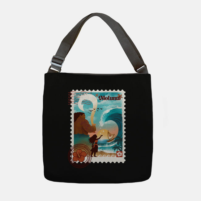 Motunui Stamp-None-Adjustable Tote-Bag-dandingeroz