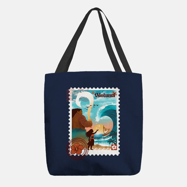Motunui Stamp-None-Basic Tote-Bag-dandingeroz