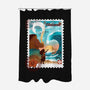 Motunui Stamp-None-Polyester-Shower Curtain-dandingeroz
