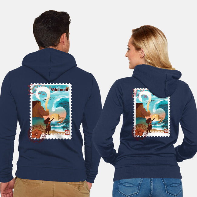 Motunui Stamp-Unisex-Zip-Up-Sweatshirt-dandingeroz