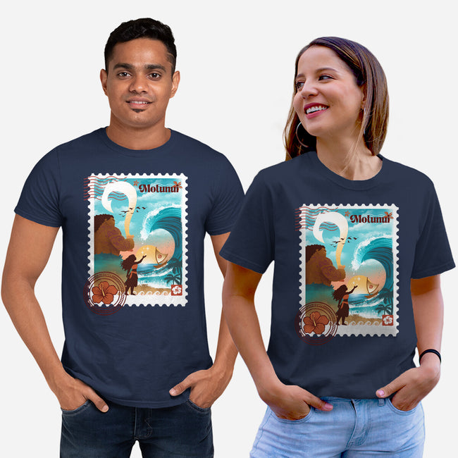 Motunui Stamp-Unisex-Basic-Tee-dandingeroz