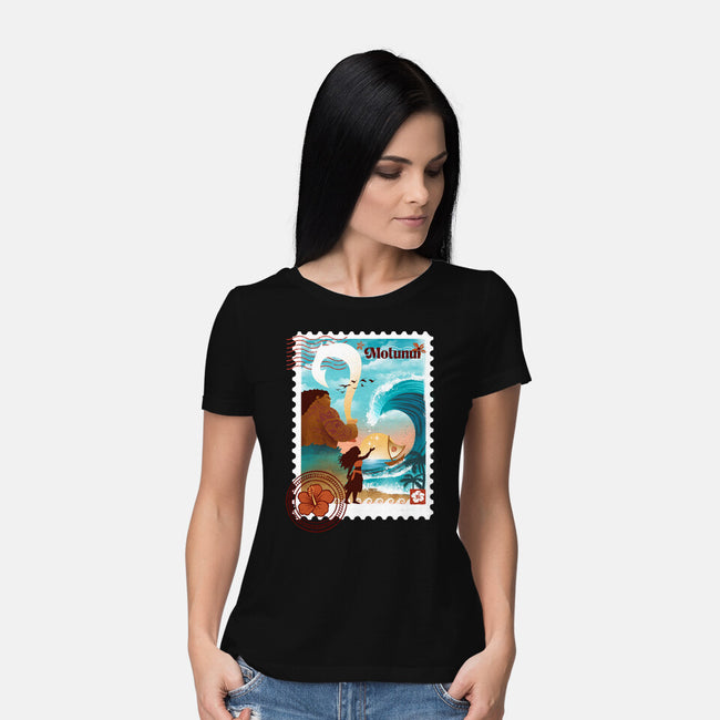 Motunui Stamp-Womens-Basic-Tee-dandingeroz