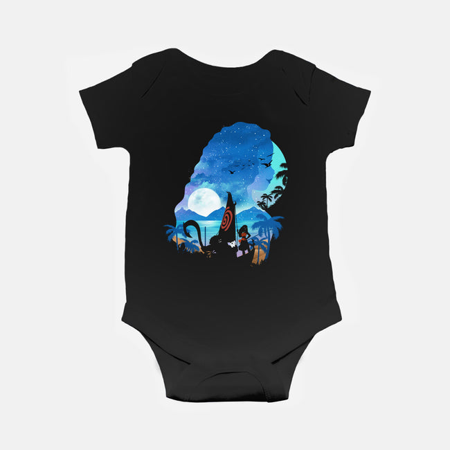 The Daughter Of The Sea-Baby-Basic-Onesie-dandingeroz