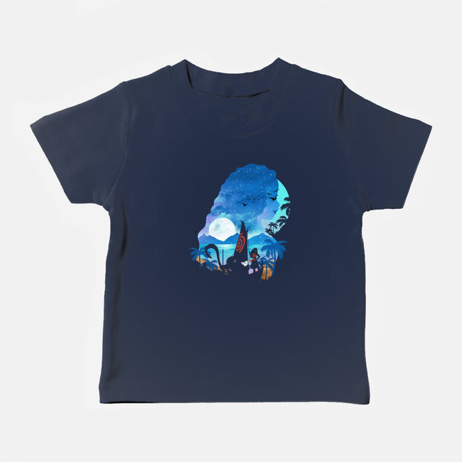 The Daughter Of The Sea-Baby-Basic-Tee-dandingeroz