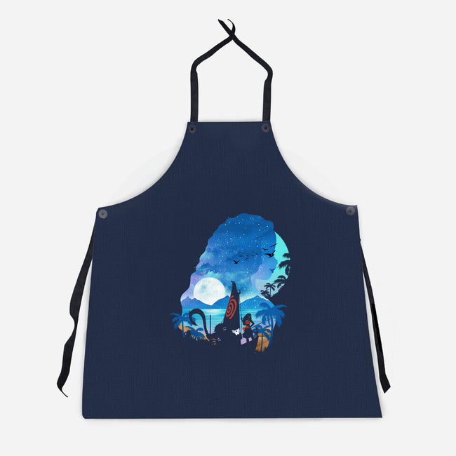 The Daughter Of The Sea-Unisex-Kitchen-Apron-dandingeroz