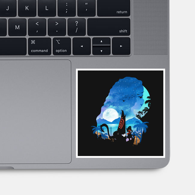 The Daughter Of The Sea-None-Glossy-Sticker-dandingeroz