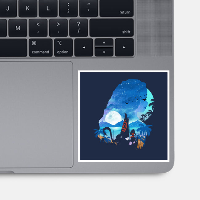 The Daughter Of The Sea-None-Glossy-Sticker-dandingeroz