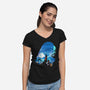 The Daughter Of The Sea-Womens-V-Neck-Tee-dandingeroz