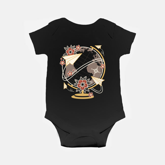 Origami Airplane-Baby-Basic-Onesie-NemiMakeit