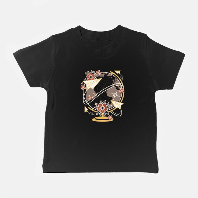 Origami Airplane-Baby-Basic-Tee-NemiMakeit