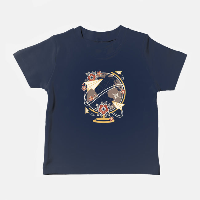 Origami Airplane-Baby-Basic-Tee-NemiMakeit