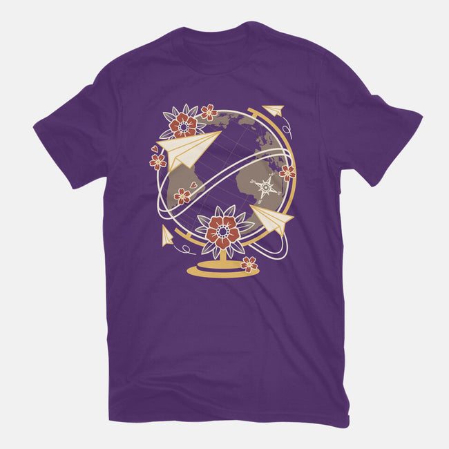 Origami Airplane-Womens-Fitted-Tee-NemiMakeit