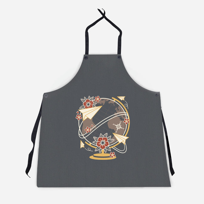 Origami Airplane-Unisex-Kitchen-Apron-NemiMakeit