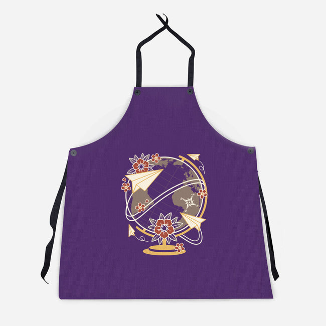 Origami Airplane-Unisex-Kitchen-Apron-NemiMakeit