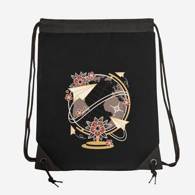 Origami Airplane-None-Drawstring-Bag-NemiMakeit