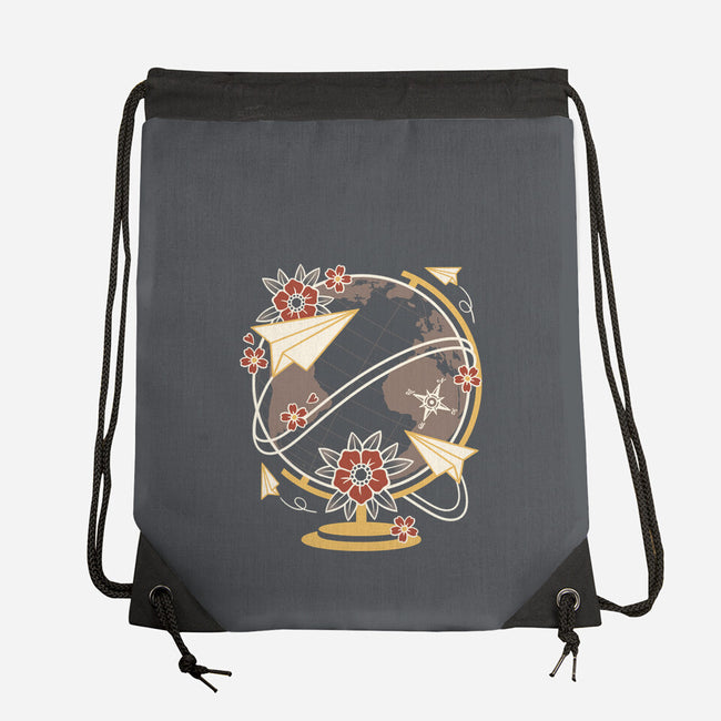 Origami Airplane-None-Drawstring-Bag-NemiMakeit