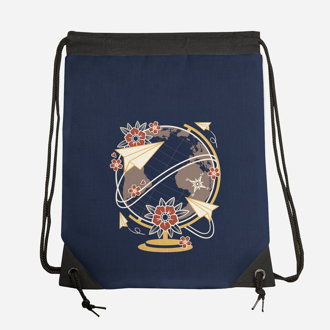 Origami Airplane-None-Drawstring-Bag-NemiMakeit