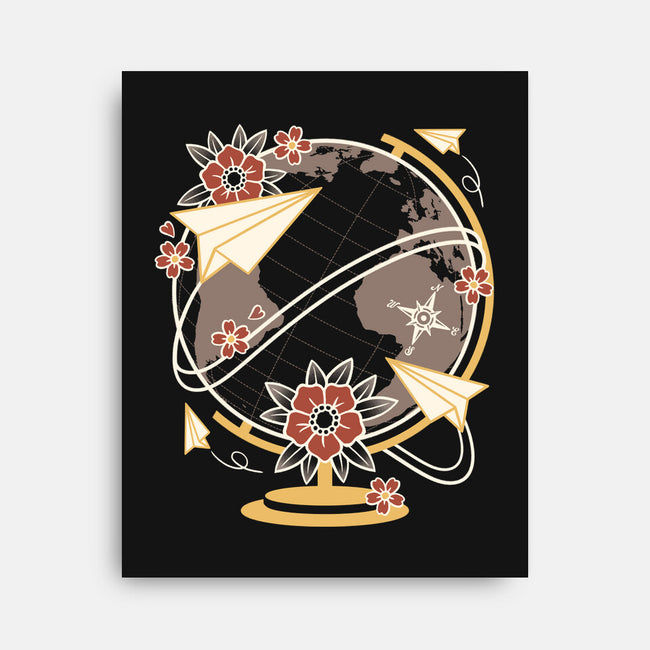 Origami Airplane-None-Stretched-Canvas-NemiMakeit