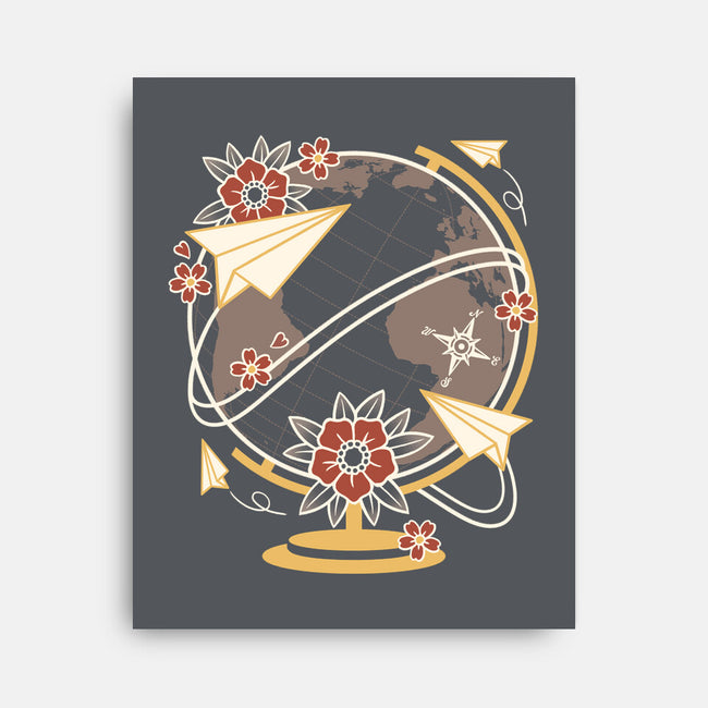 Origami Airplane-None-Stretched-Canvas-NemiMakeit