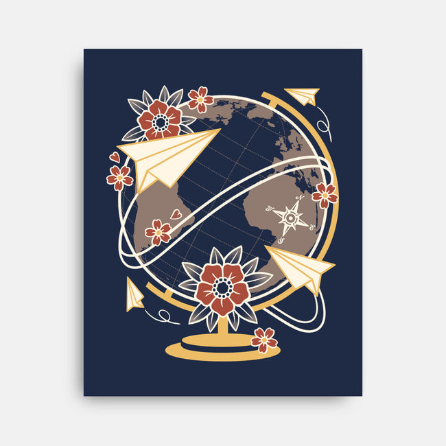 Origami Airplane-None-Stretched-Canvas-NemiMakeit