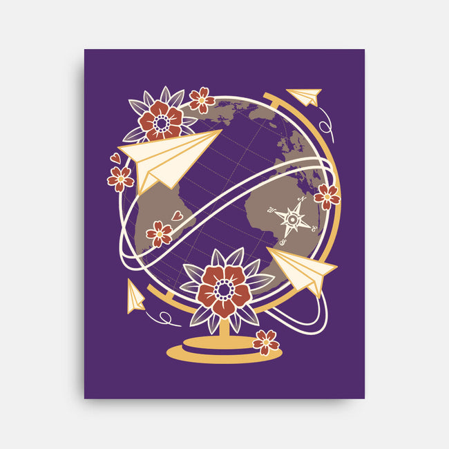 Origami Airplane-None-Stretched-Canvas-NemiMakeit
