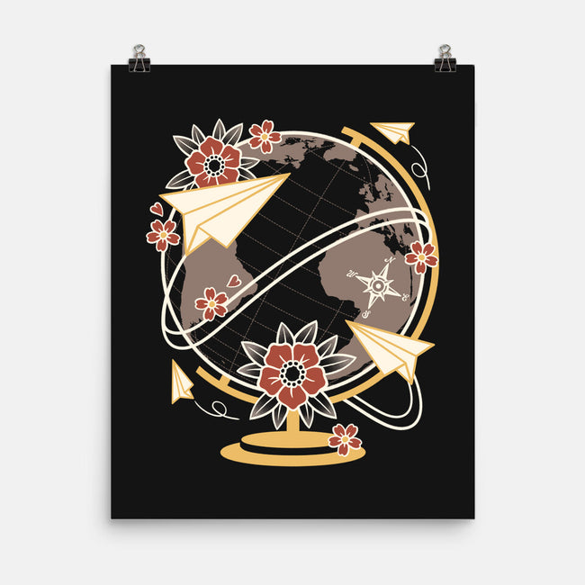 Origami Airplane-None-Matte-Poster-NemiMakeit