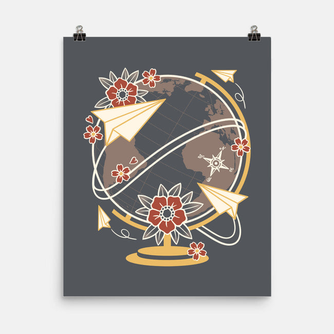 Origami Airplane-None-Matte-Poster-NemiMakeit