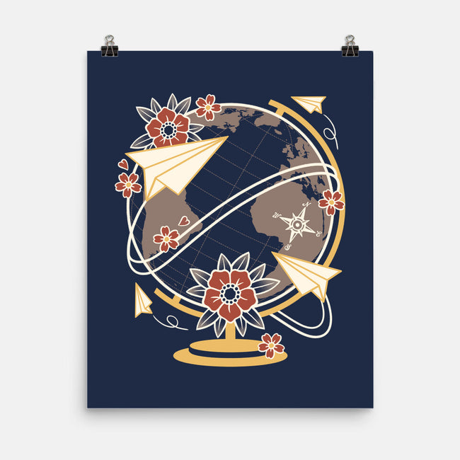 Origami Airplane-None-Matte-Poster-NemiMakeit